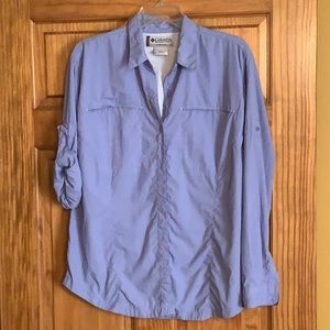Columbia titanium nylon shirt